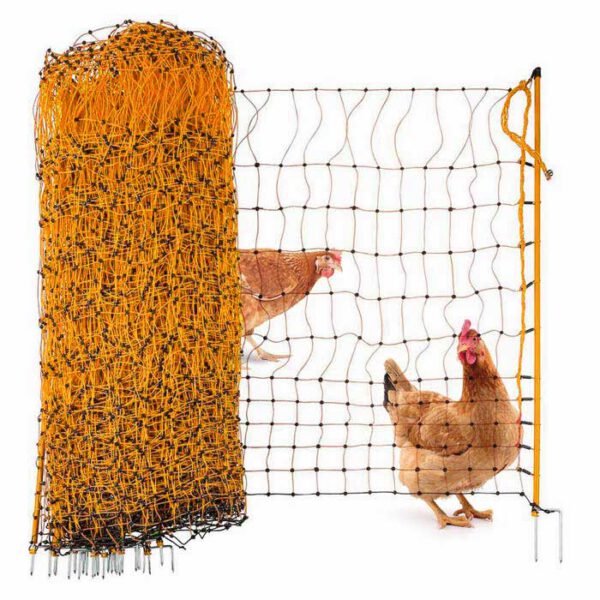 Rete elettrificabile per polli e galline