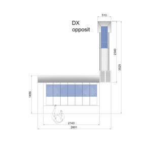 Dimensioni e posizione di lavoro selezionatrice S91