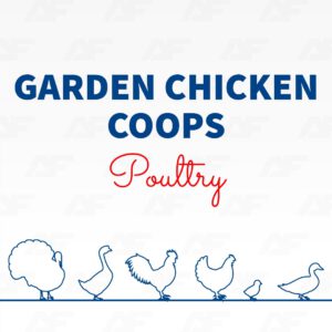 Garden chicken coops
